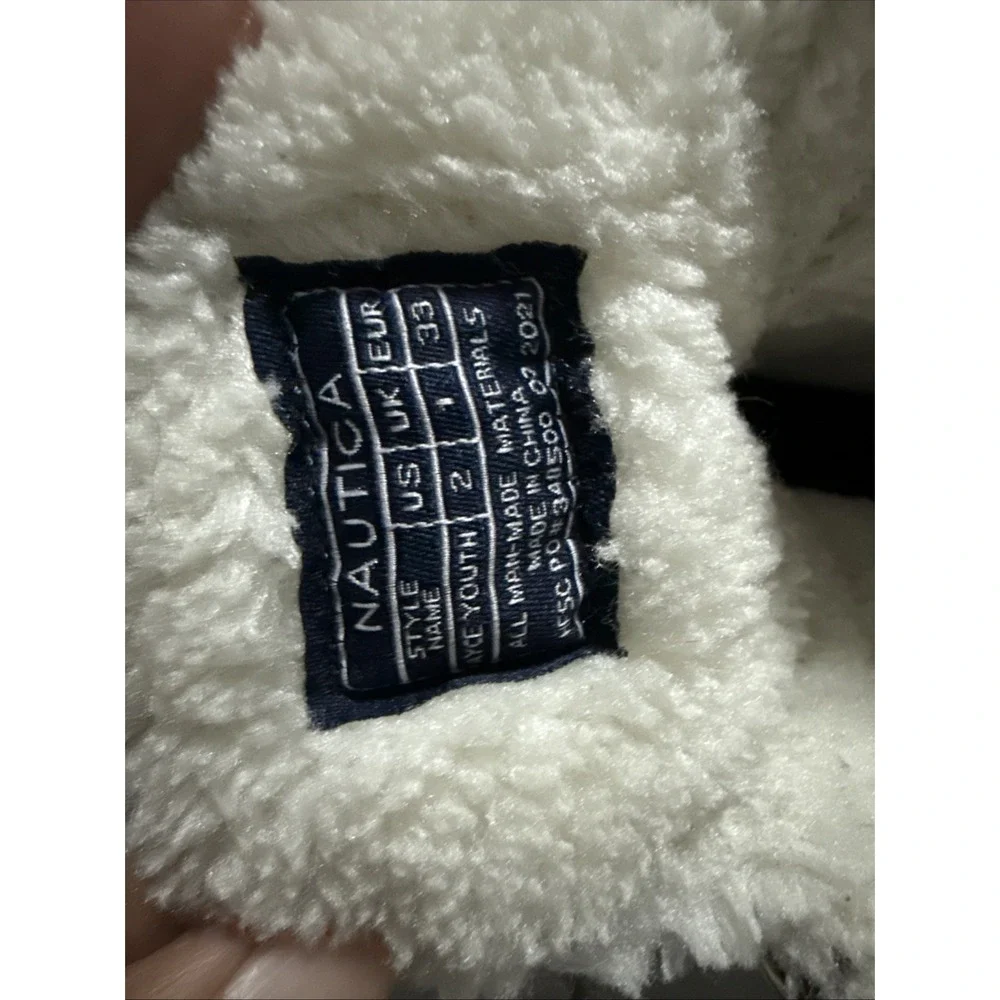 NAUTICA KIDS TAN AYCE WINTER BOOTS WITH FAUX FUR TRIM Youth  SIZE 2
